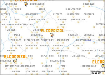 map of El Carrizal