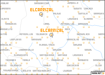 map of El Carrizal