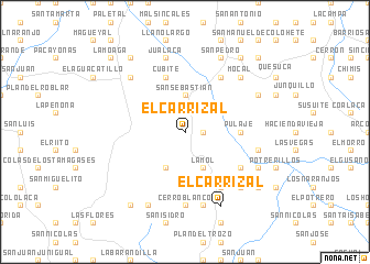 map of El Carrizal