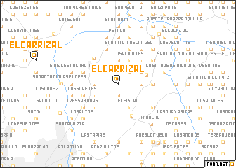 map of El Carrizal