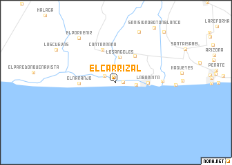 map of El Carrizal