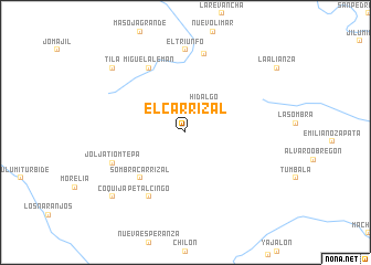 map of El Carrizal