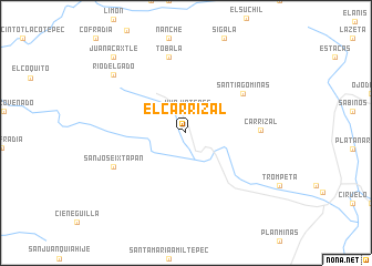 map of El Carrizal