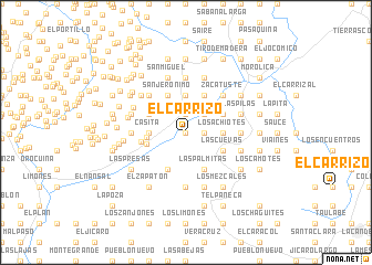 map of El Carrizo