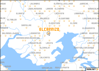 map of El Carrizo