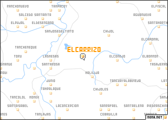 map of El Carrizo