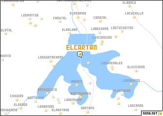 map of El Cartán