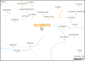 map of El Caruto