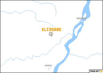 map of El Casabe