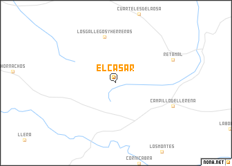 map of El Casar