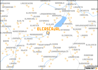 map of El Cascajal