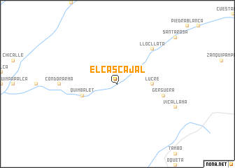 map of El Cascajal