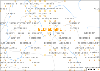 map of El Cascajal