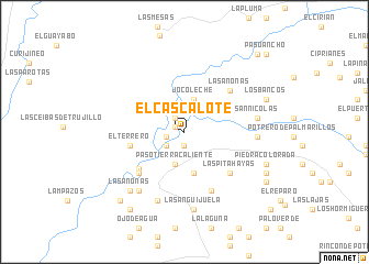 map of El Cascalote