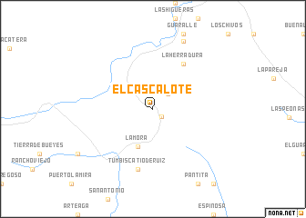 map of El Cascalote