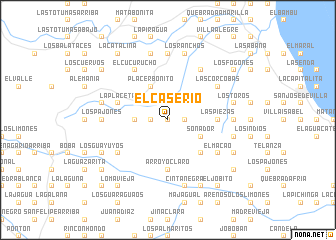 map of El Caserío