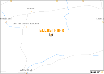 map of El Castañar