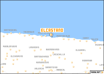 map of El Castaño