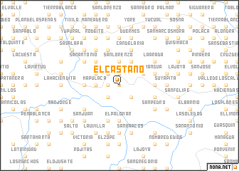 map of El Castaño