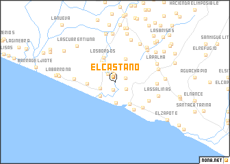 map of El Castaño