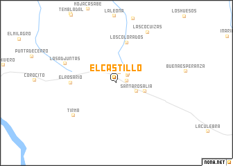 map of El Castillo