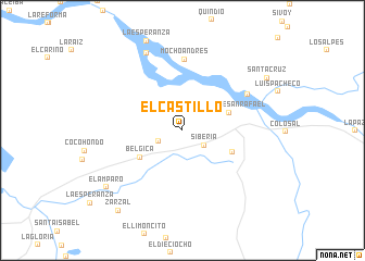 map of El Castillo