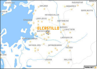 map of El Castillo