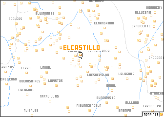 map of El Castillo