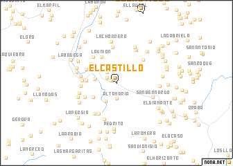 map of El Castillo