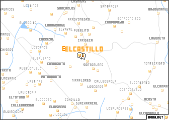 map of El Castillo