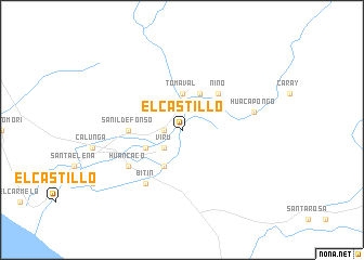 map of El Castillo