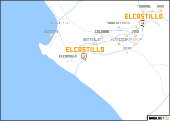 map of El Castillo