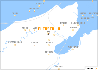 map of El Castillo