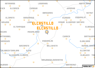 map of El Castillo