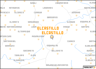 map of El Castillo