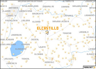 map of El Castillo