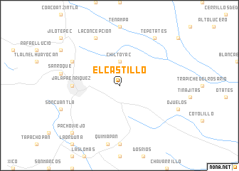 map of El Castillo