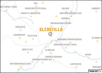 map of El Castillo