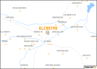 map of El Castro