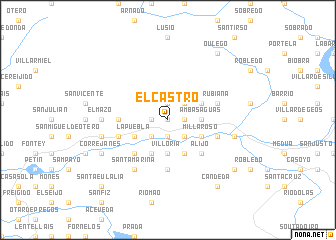 map of El Castro