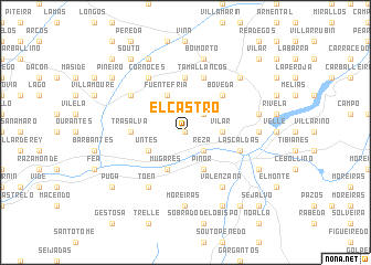 map of El Castro