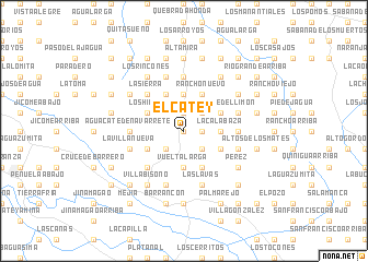 map of El Catey