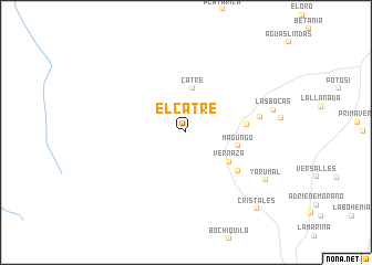 map of El Catre