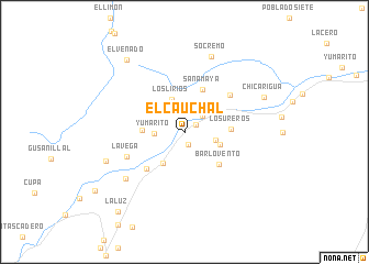 map of El Cauchal