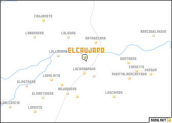 map of El Caujaro