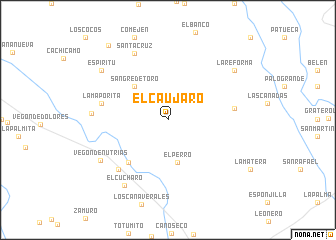 map of El Caujaro