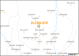 map of El Caulote