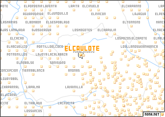 map of El Caulote