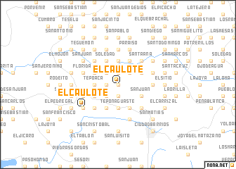 map of El Caulote