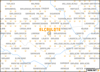 map of El Caulote